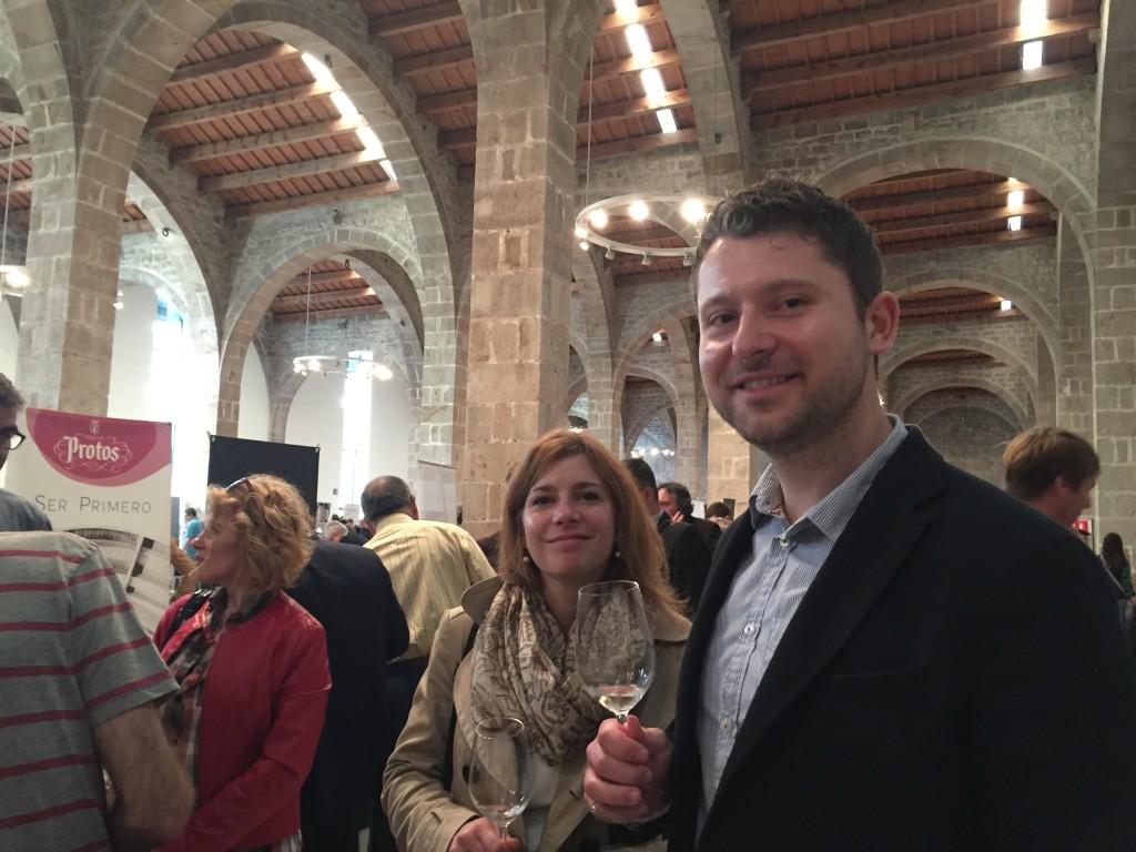 Paul and Benedicte of Lazenne toured around the event with Timmer earlier in the day.